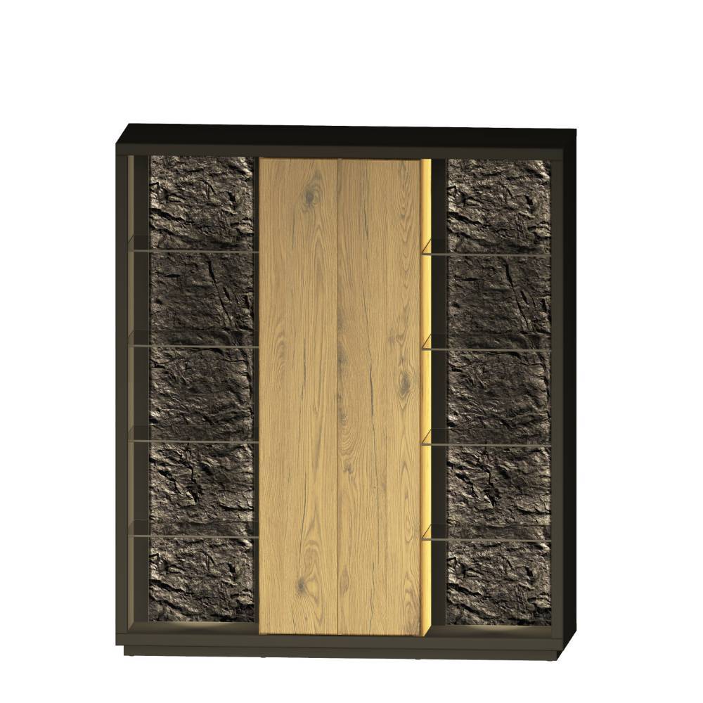 Design-Highboard zweifarbig - Friburgo