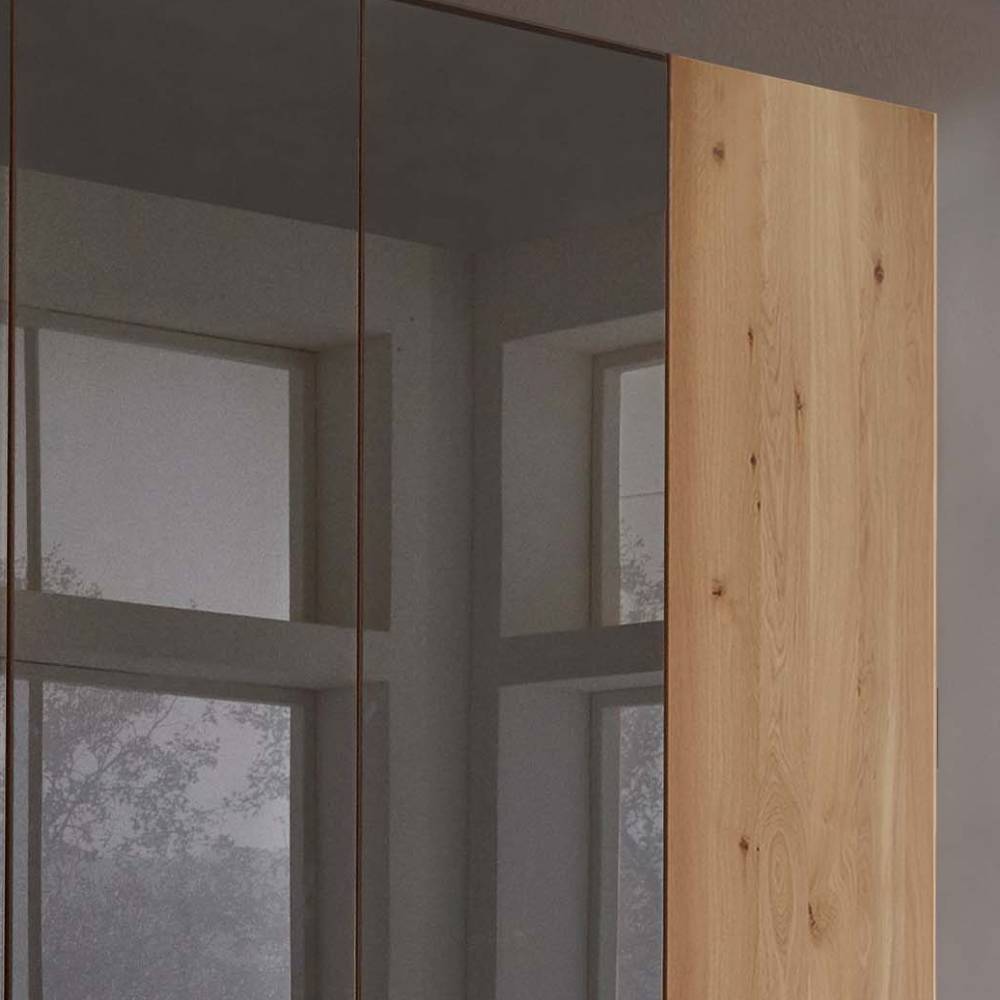 6-türiger Schlafzimmerschrank mit Glas - Vutonia