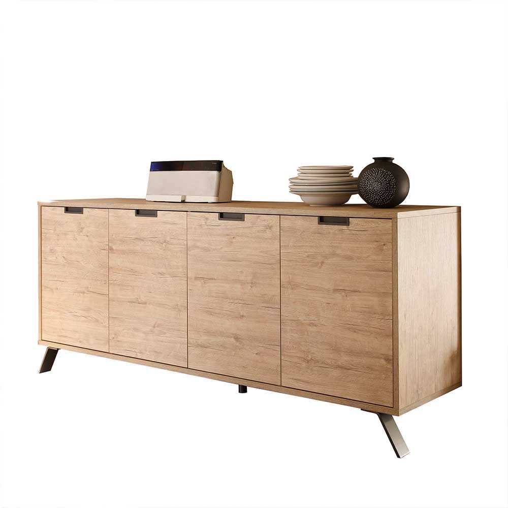 Retro Sideboard Rodonda in Eiche