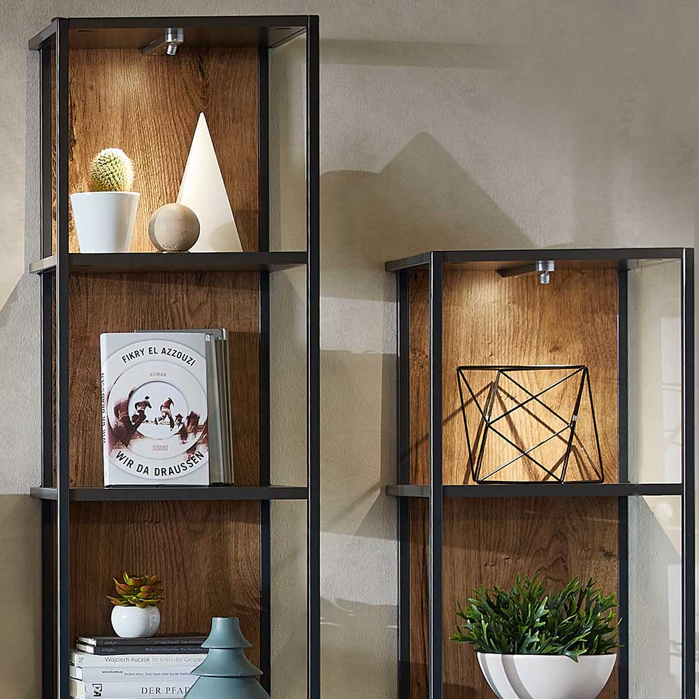 Wohnwand Designmöbel Set - Xindus (vierteilig)