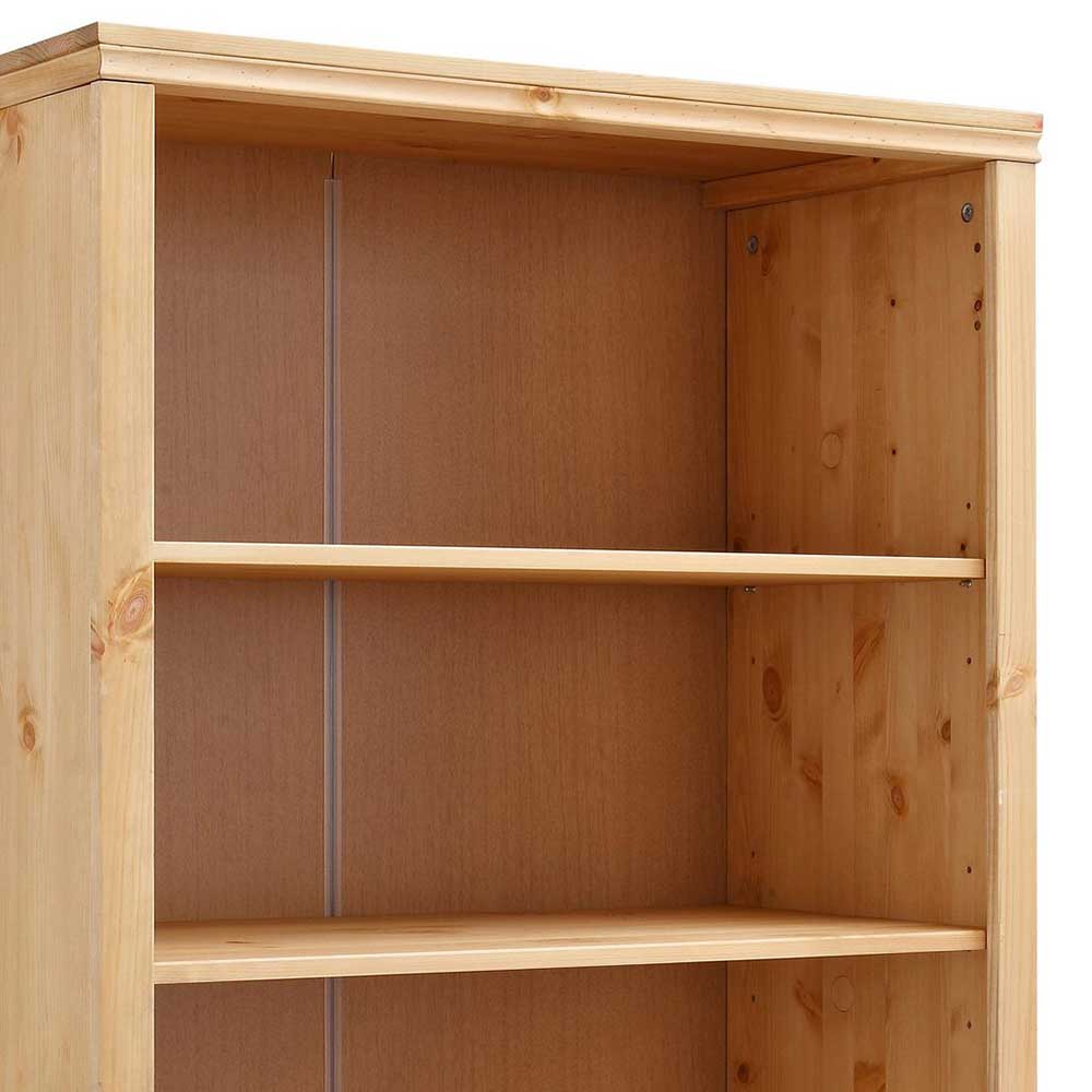 178cm hohes Kiefernholz Regal mit 4 Fächern - Vinidad