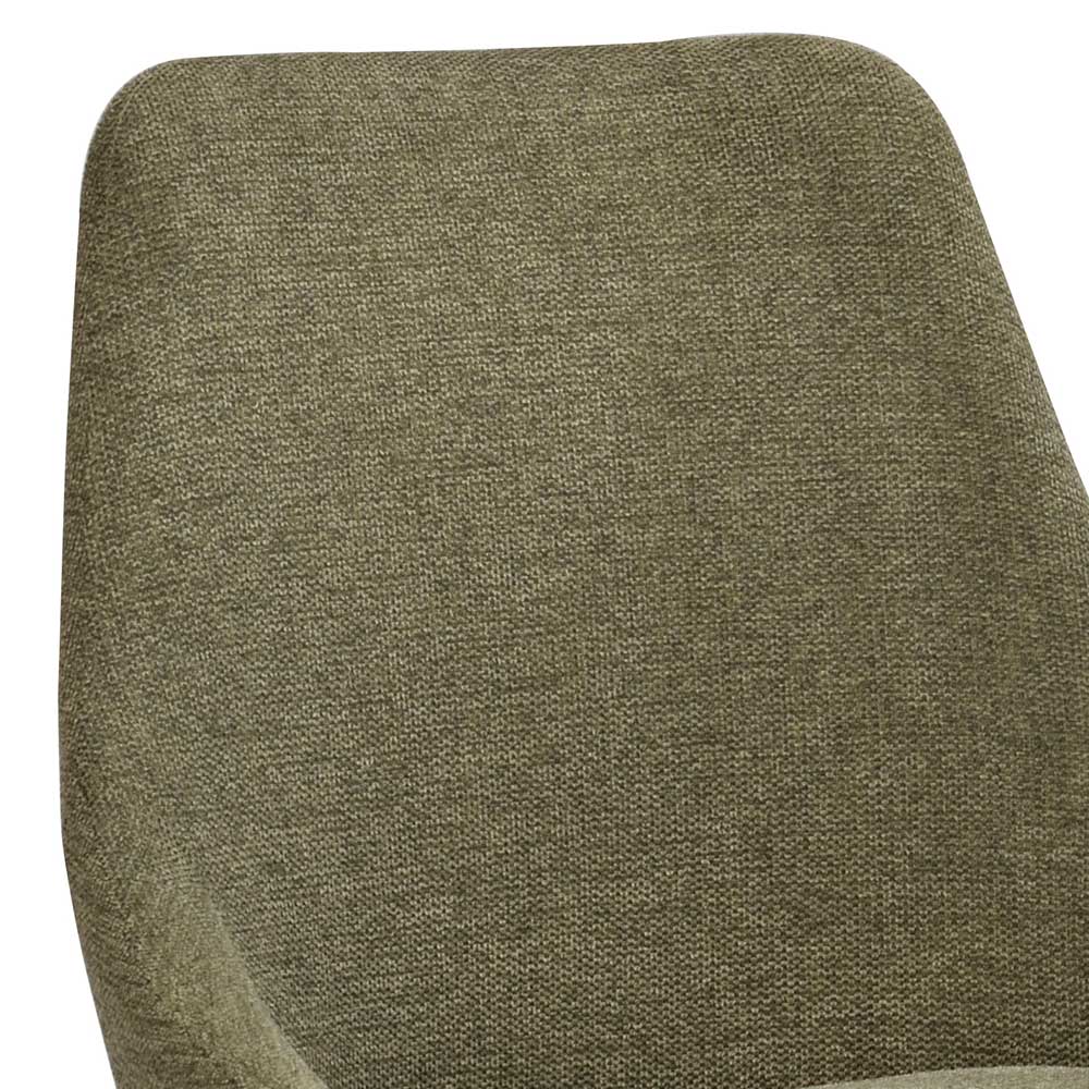 Stoff Esszimmerstühle in Khaki - Amrosa (2er Set)