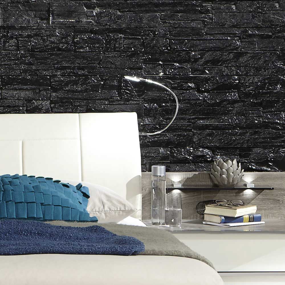 Ehebett Estren mit Polsterkopfteil