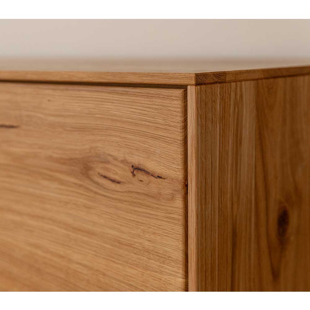TV Board mit Glas Bereich und LED Licht - Cocondar