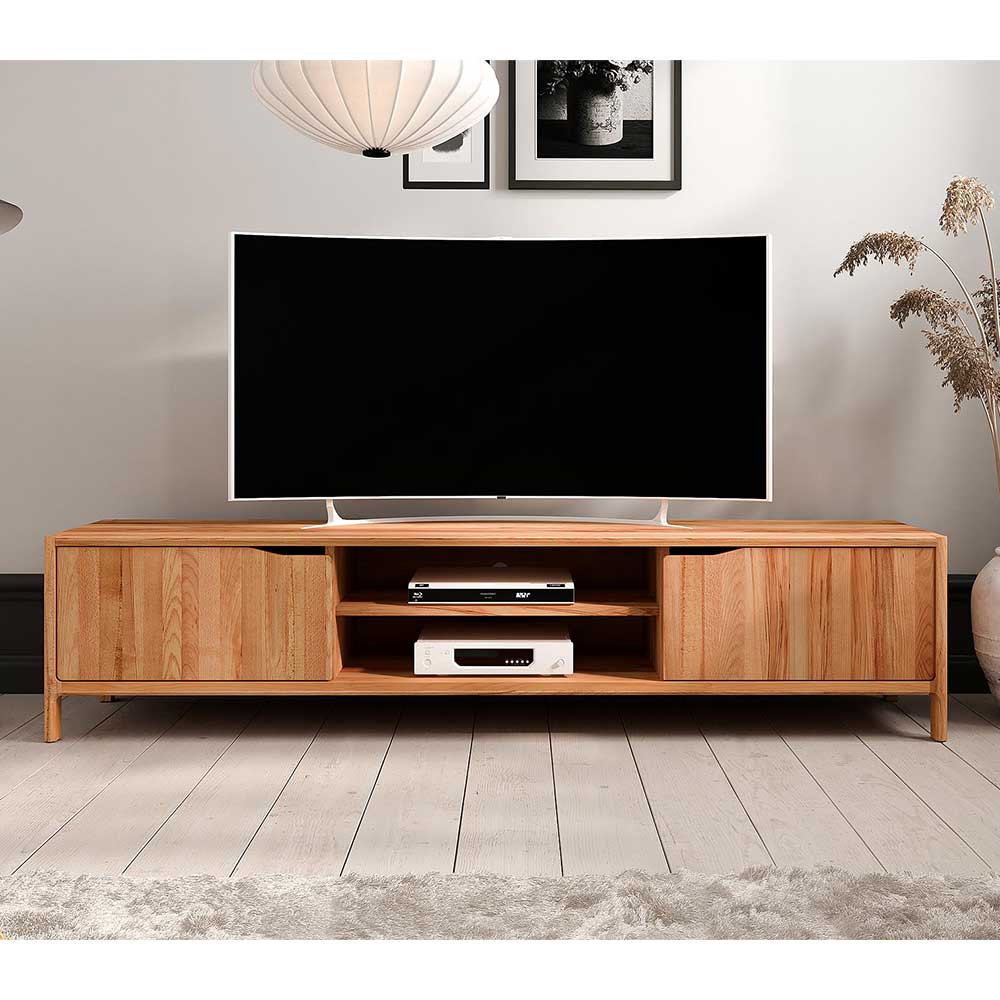 TV Lowboard aus Kernbuche Massivholz - Lana