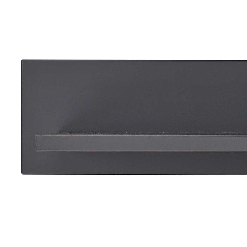 Schwarzes Wandboard mit 120 cm Breite - Hilona