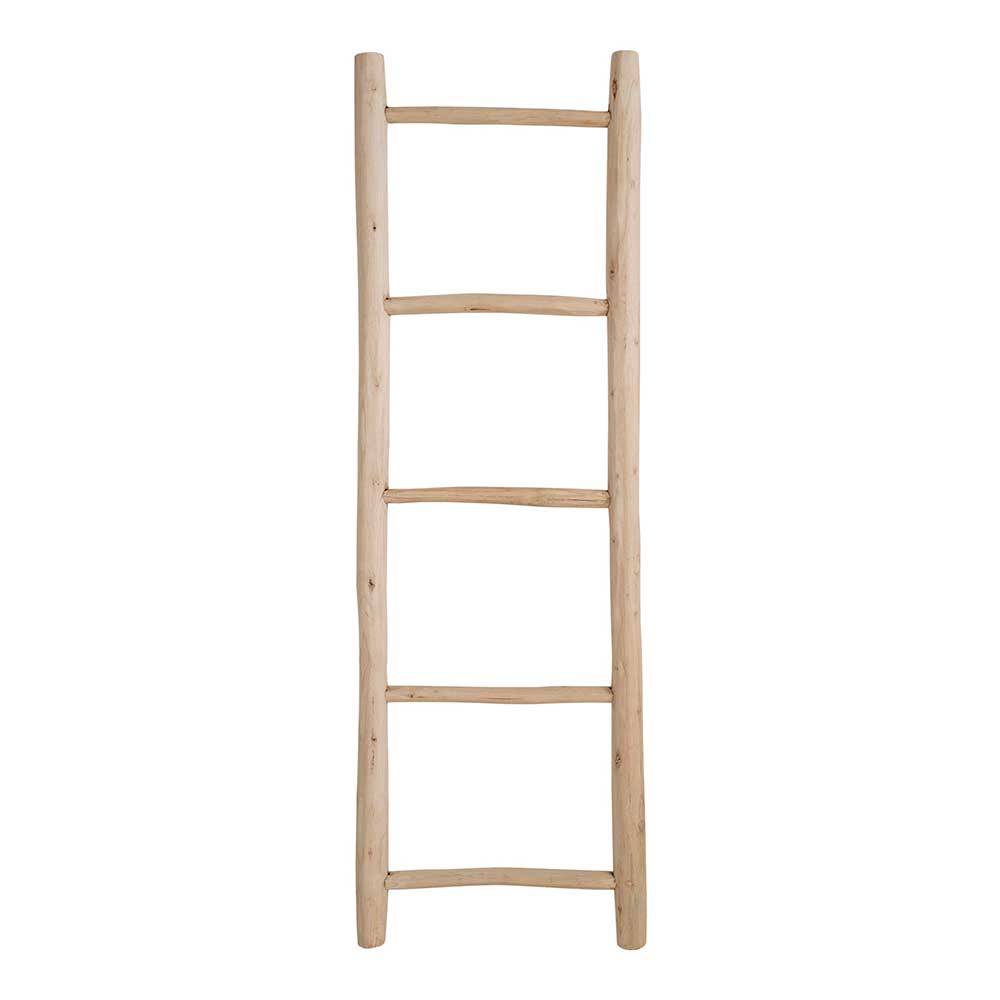 50x150x5 Deko Leiter aus Teak Massivholz - Pressin