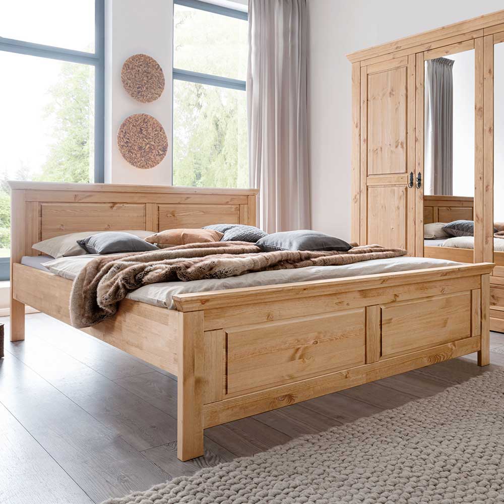 Landhaus Komplett Schlafzimmer Set - Voeca (vierteilig)
