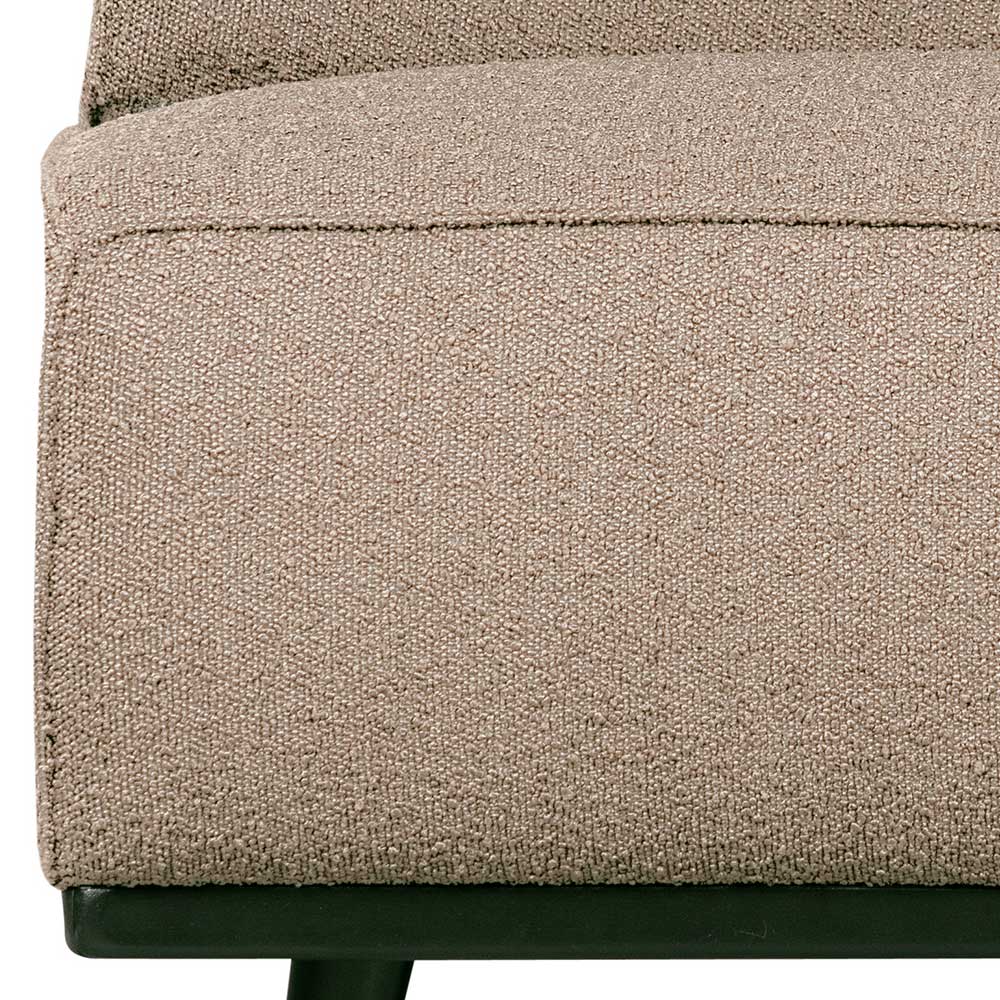 Einsitzer Sofa-Modul in Beige Boucle - Arnia