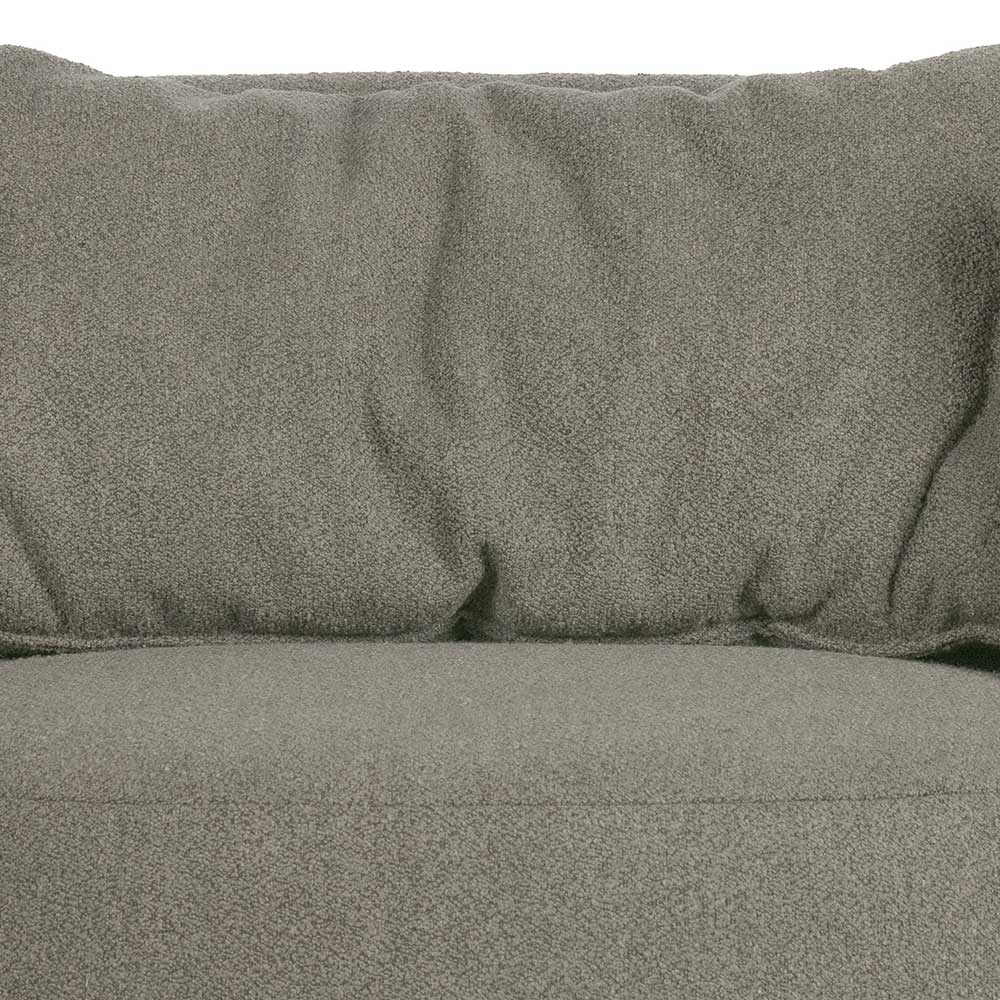 Wohnzimmer Sessel in hellem Grau Buklee - Highlamp
