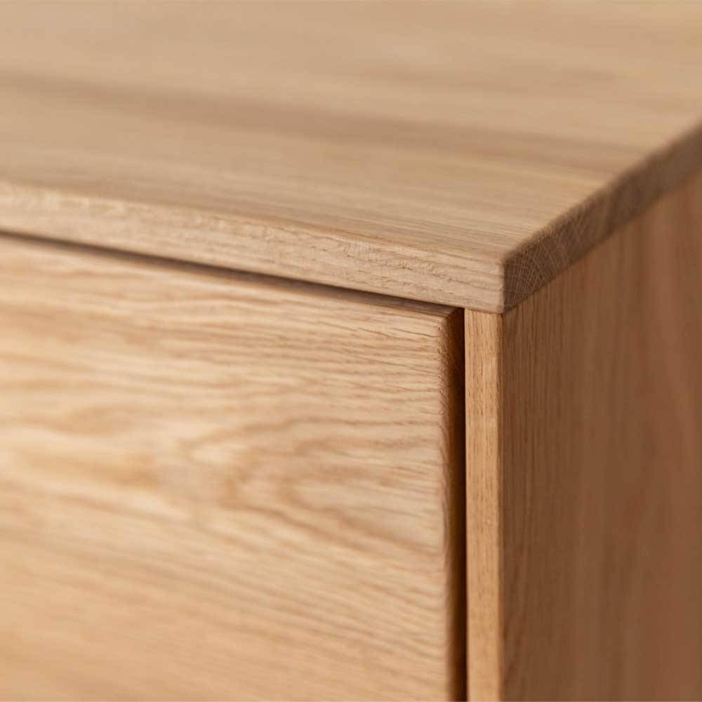 Eichenholz Sideboard mit Sockelgestell - Judita