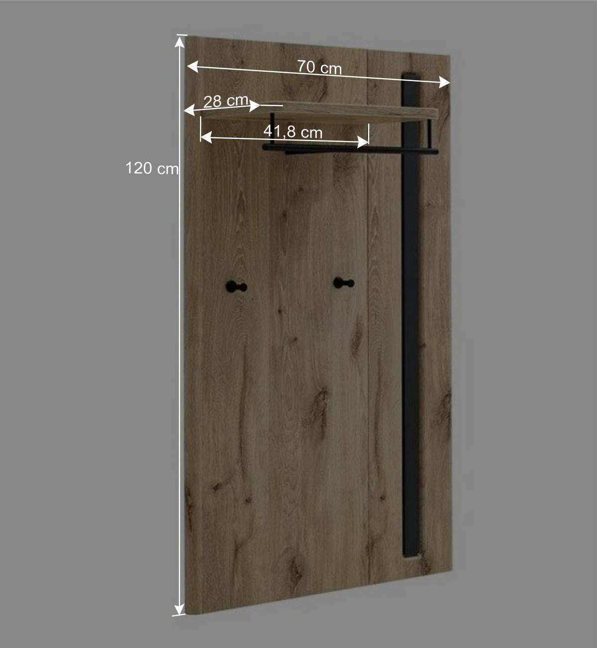 Garderobe Dielenmöbel Set modern - Baiamare (fünfteilig)