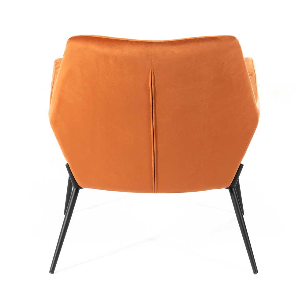Design Samtsessel in Orange - Ofrael