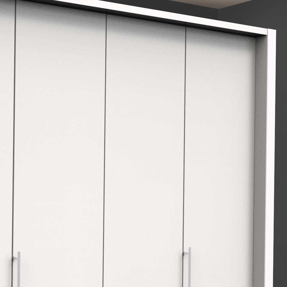 Weißer Schrank mit zwei Falttüren & Tür - Donpiave