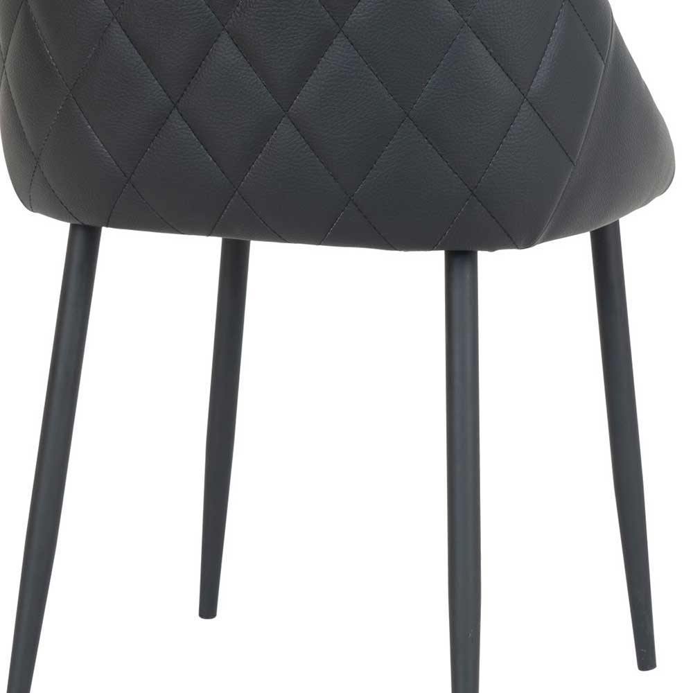 140x95 Esstisch & Polsterstühle - Georgetta (fünfteilig)