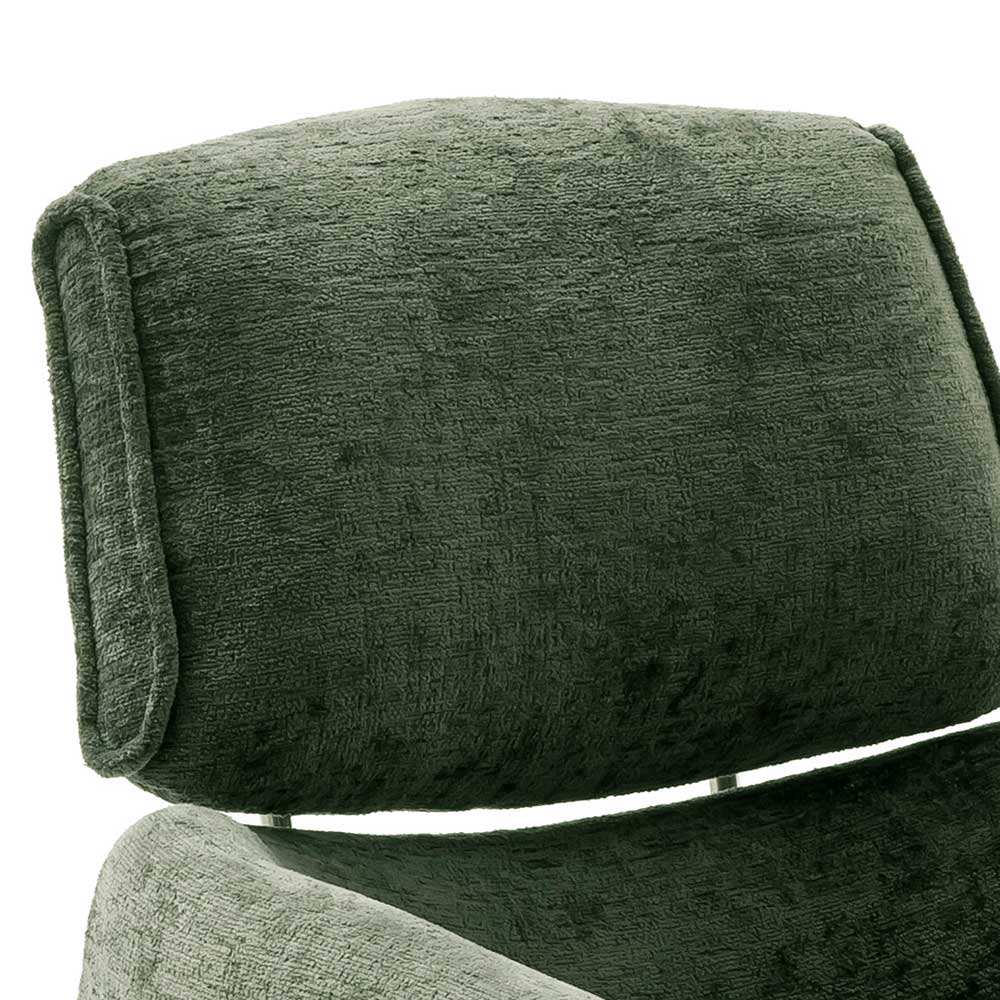 Esstisch Sessel in Oliv Grün Stoff - Occita (2er Set)
