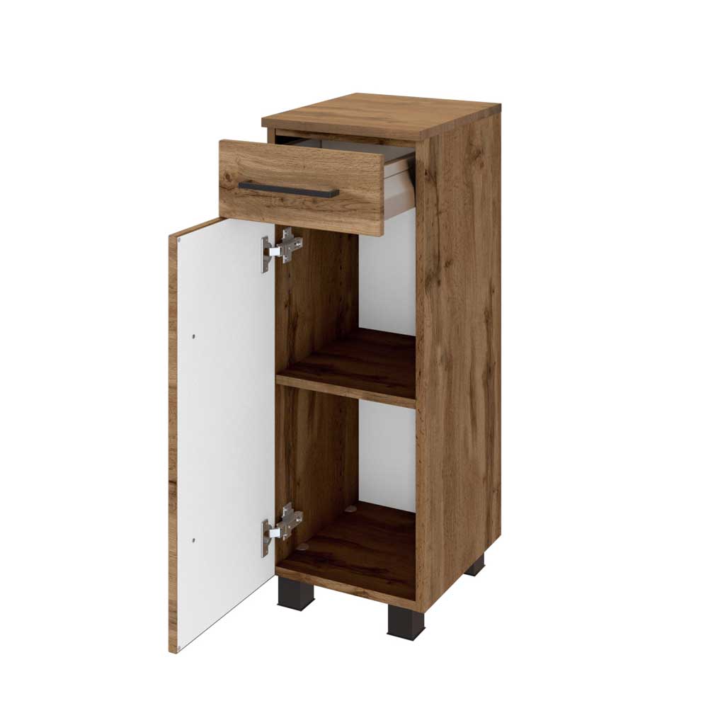 30x84 cm Badschrank in Holz Dekor - Acrosia