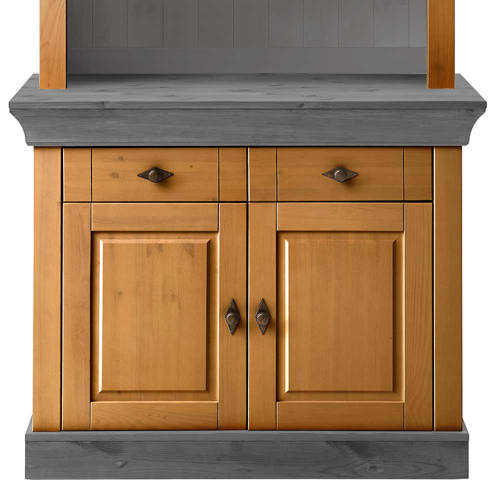 Country Style Buffet in Kiefer Lauge & Grau - Eshelas
