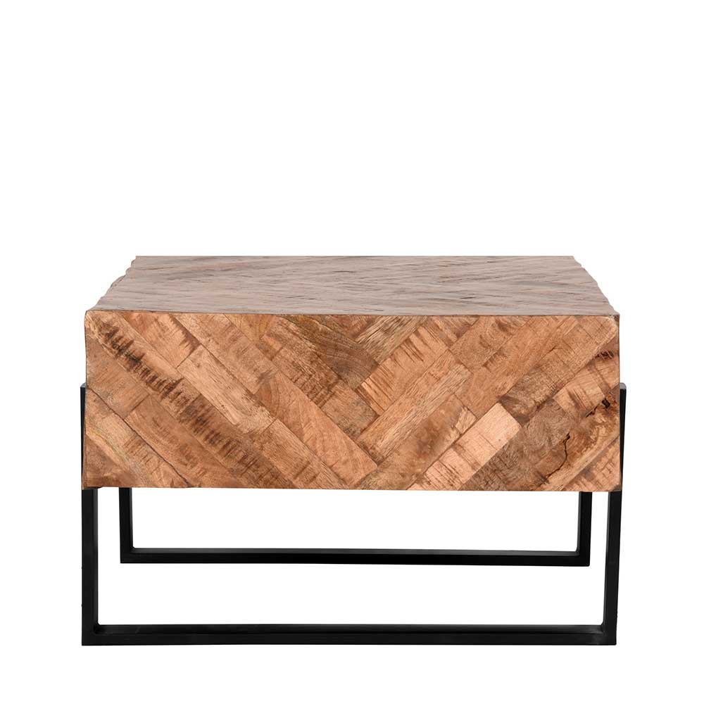 Handgearbeiteter Couchtisch aus naturbelassenem Holz - Joha