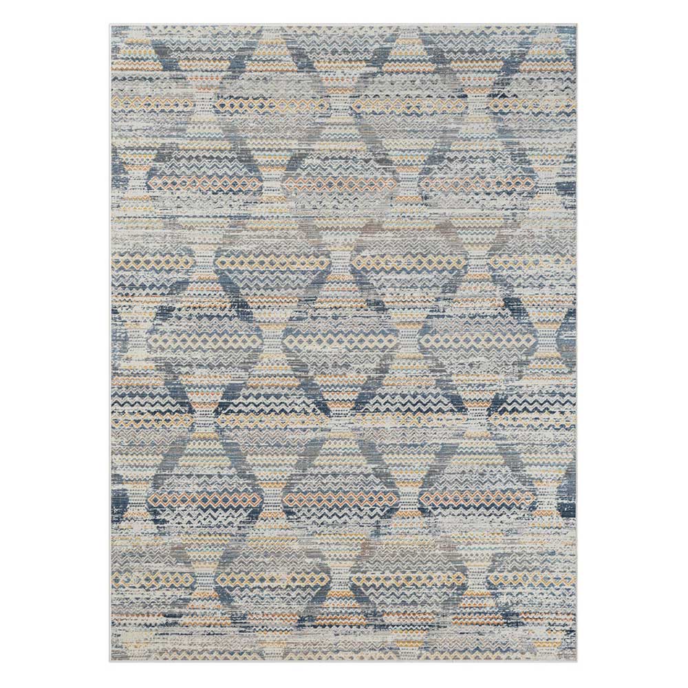 Rechteck Teppich 240x170 mehrfarbig gemustert als stilvolles Wohnaccessoire – Princey