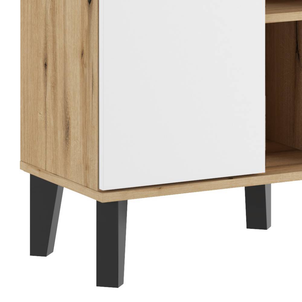 51cm breiter Bad Midischrank in Weiß - Naviron