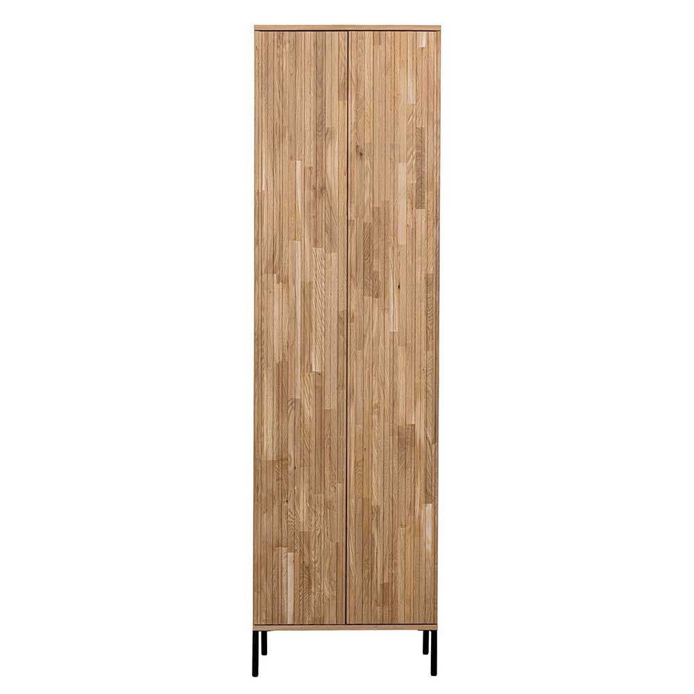 2-türiger Schrank in Eiche & Schwarz - Banyo