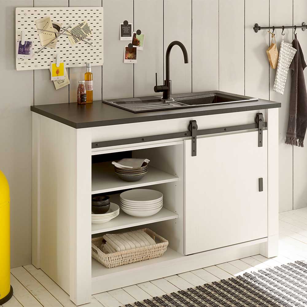 133x93x64 Küche Unterschrank mit Schiebetür - Eture