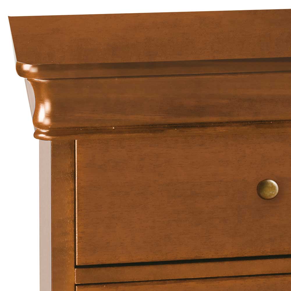 Kommode im klassischen Design in Nussbaum - Lemerzi