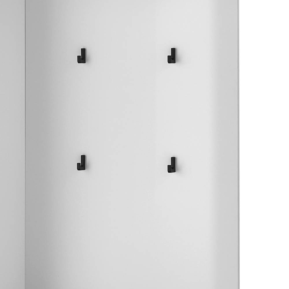 Kompaktgarderobe in Weiß - Ingmesan