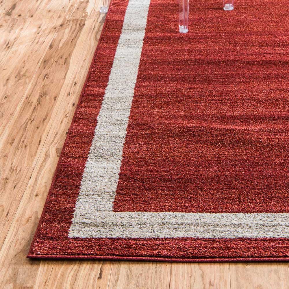 Kurzflor Teppich in Terracotta - Surin