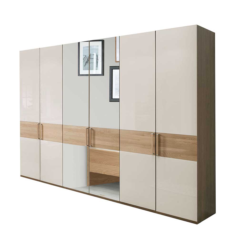 6-türiger Kleiderschrank mit 3 Meter Länge - Emdsiva