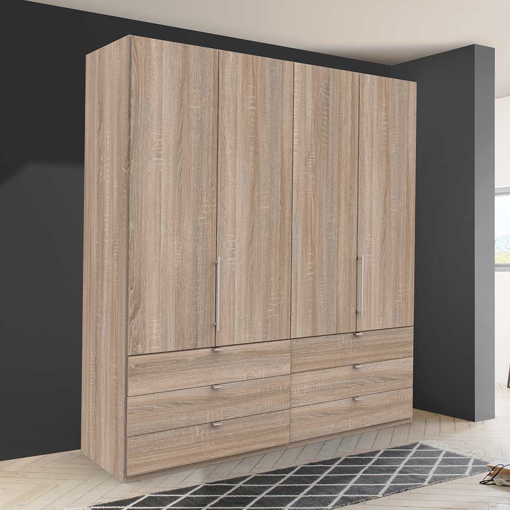 Holzoptik Schlafzimmerkleiderschrank 200cm - Zayun