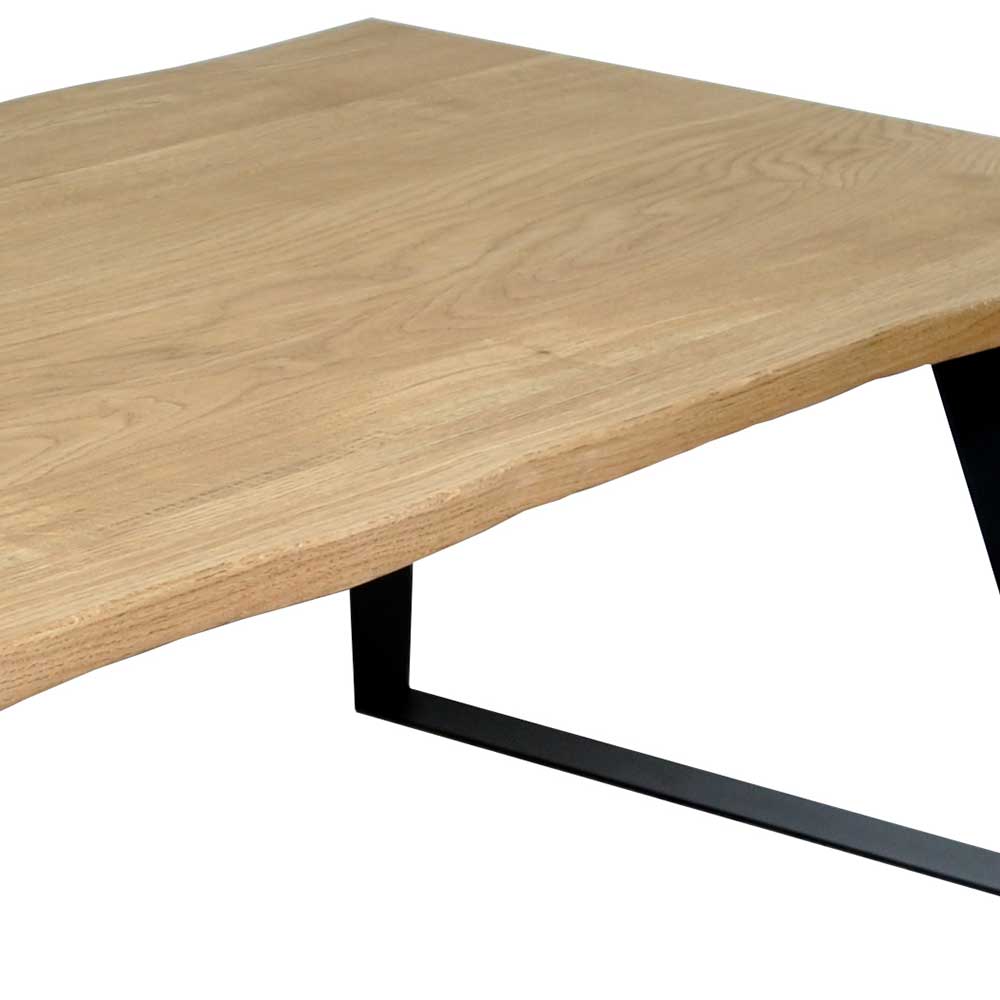 Baumkante Sofatisch mit Bügelgestell - Clarey