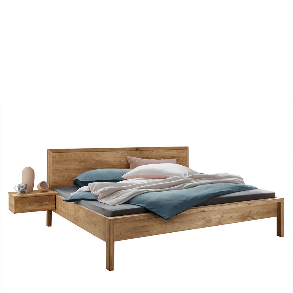 Wildeiche Bettgestell in 140x200 cm - Martinez