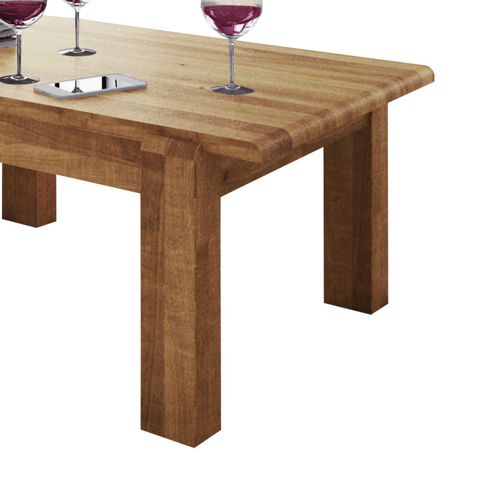 Massivholz Couchtisch Vaskov aus Wildeiche geölt
