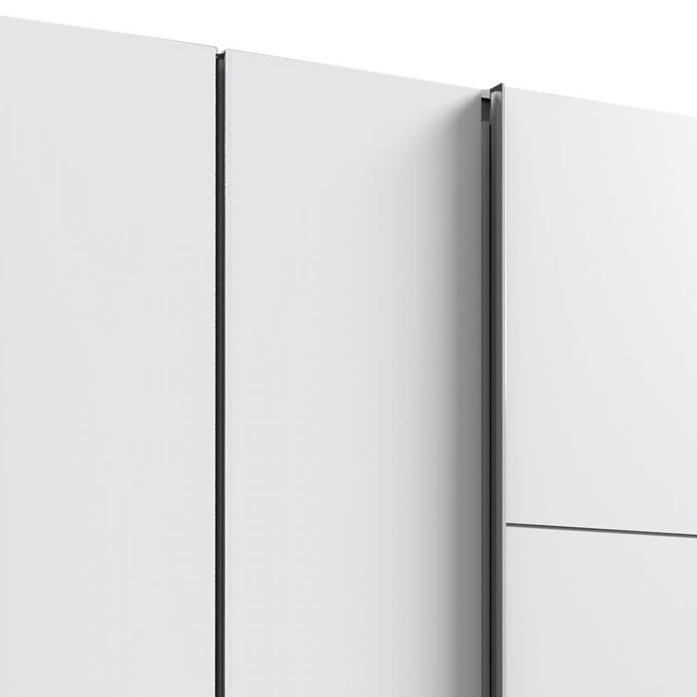 Weißer Schlafzimmerschrank in modernem Design - Gastruna