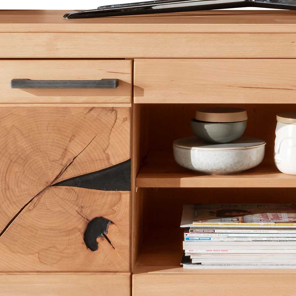 TV Lowboard aus geöltem Kernbuche Holz - Sarosca