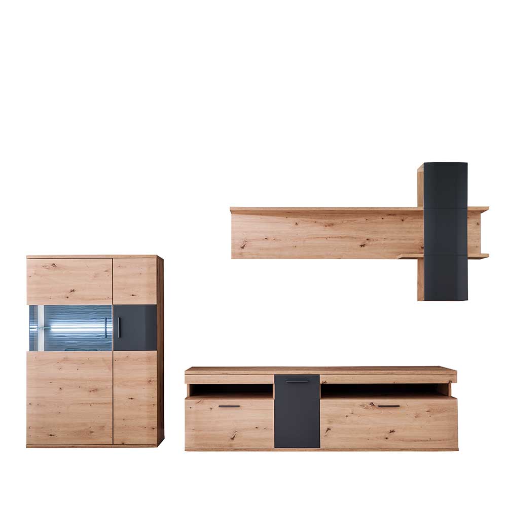 Set Design Wohnwand Möbel - Vecenda (dreiteilig)
