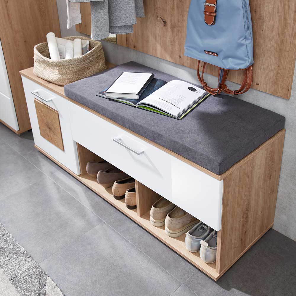 Garderobe & Dielenbank Set - Cluster (zweiteilig)