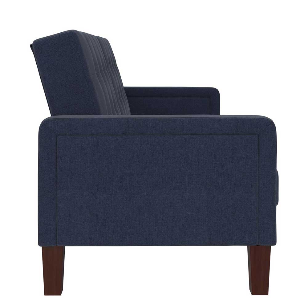 Klappcouch in Dunkelblau und Braun - Cablus