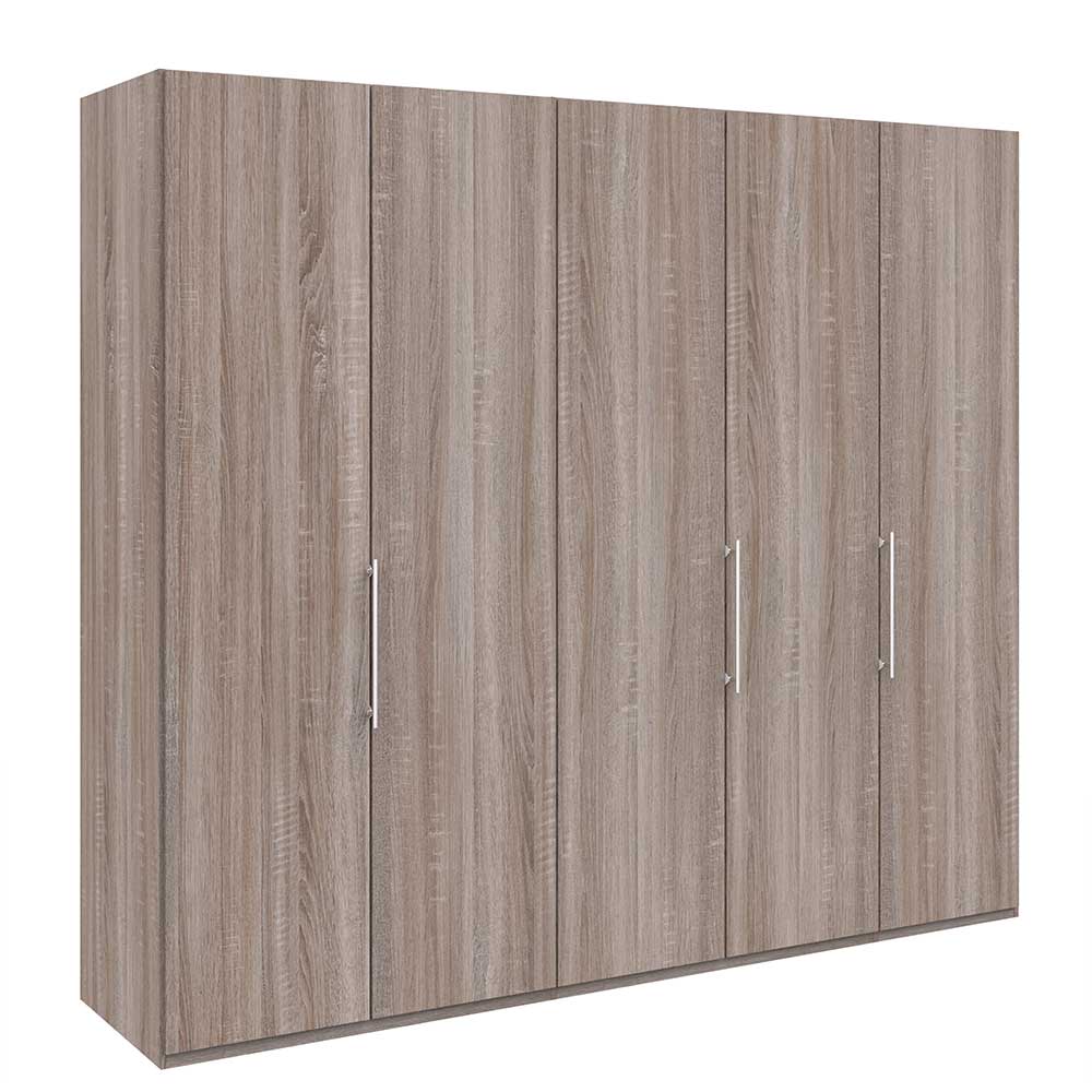 Falttürenschrank foliert in Holzoptik - Crenba