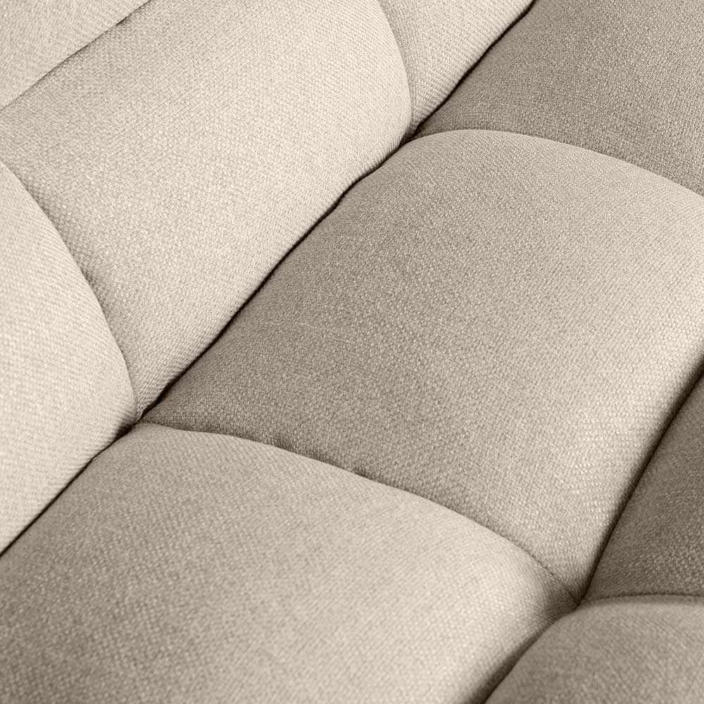 Design Sessel ohne Armlehnen in Beige - Grenvy