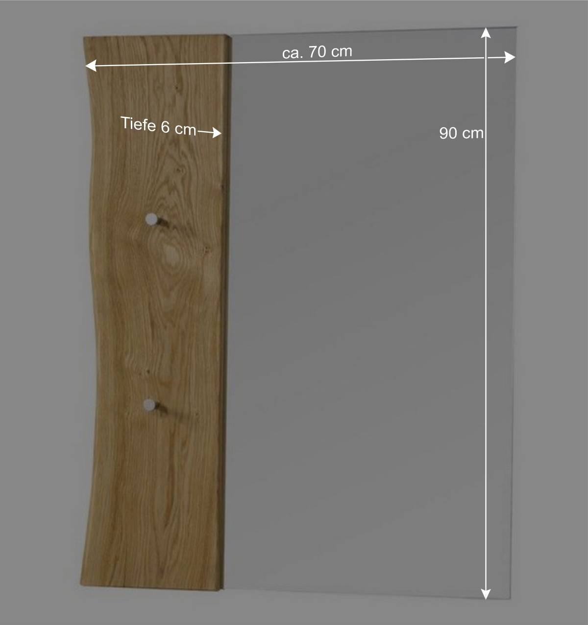 Holz Garderoben Set aus Eiche - Avidora (vierteilig)