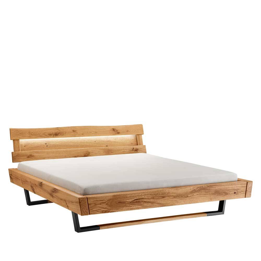 Designer Balkenbett mit LED Beleuchtung - Syrecs