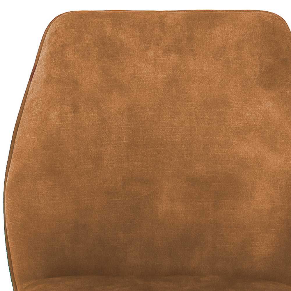 Esstisch Drehstühle aus Velours - Montigue (2er Set)