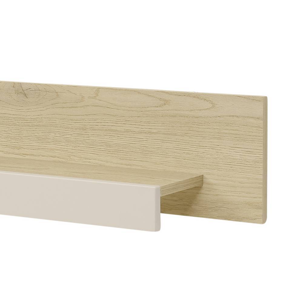 150 cm breites Wandboard in Beigegrau - Raisa