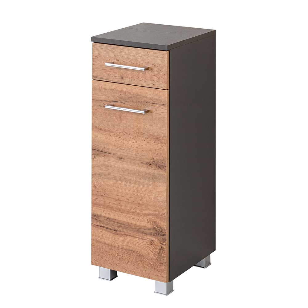 30x84x35 Unterschrank fürs Bad mit Schublade - Ishes