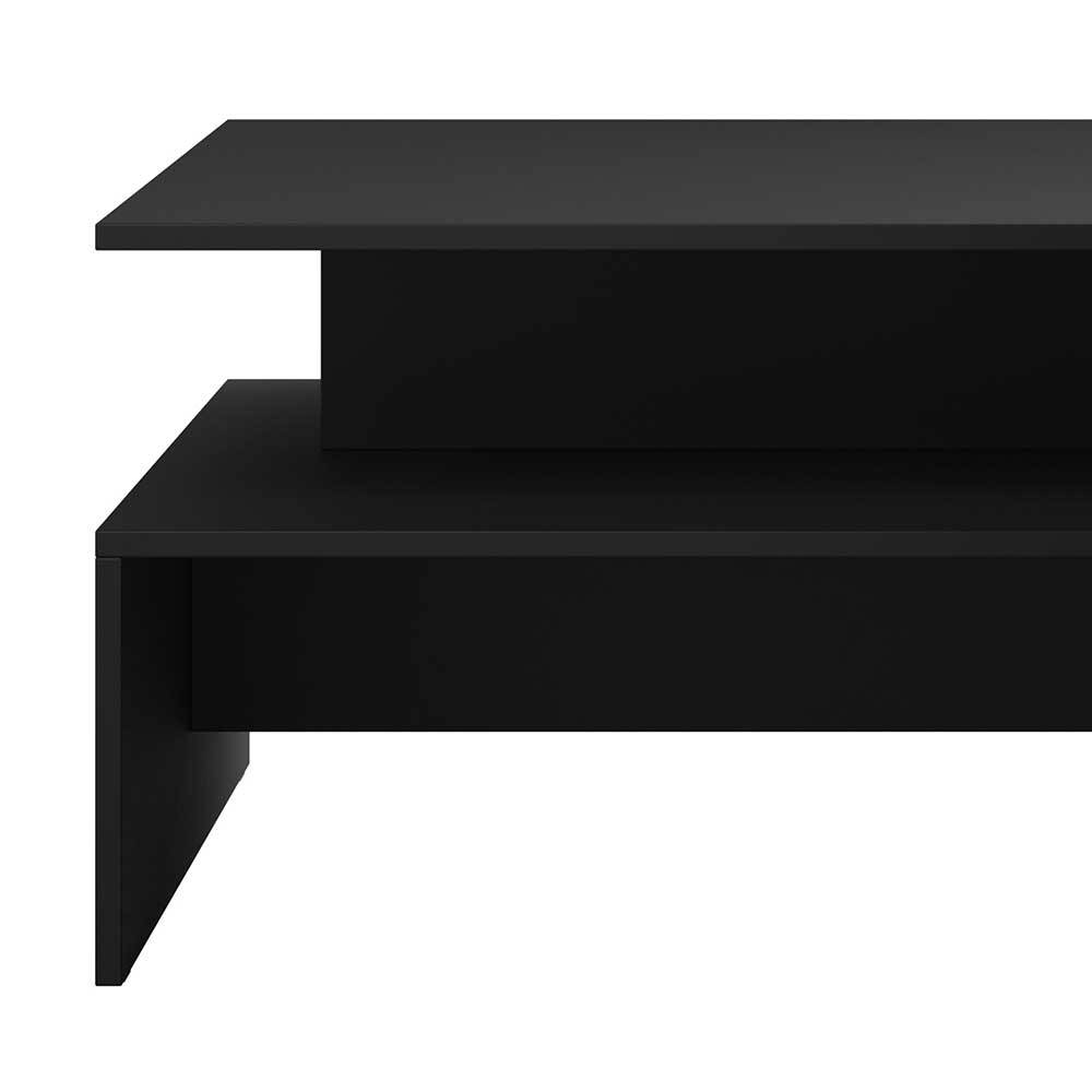 100x45x60 Wohnzimmer Couchtisch in Schwarz - Funtana