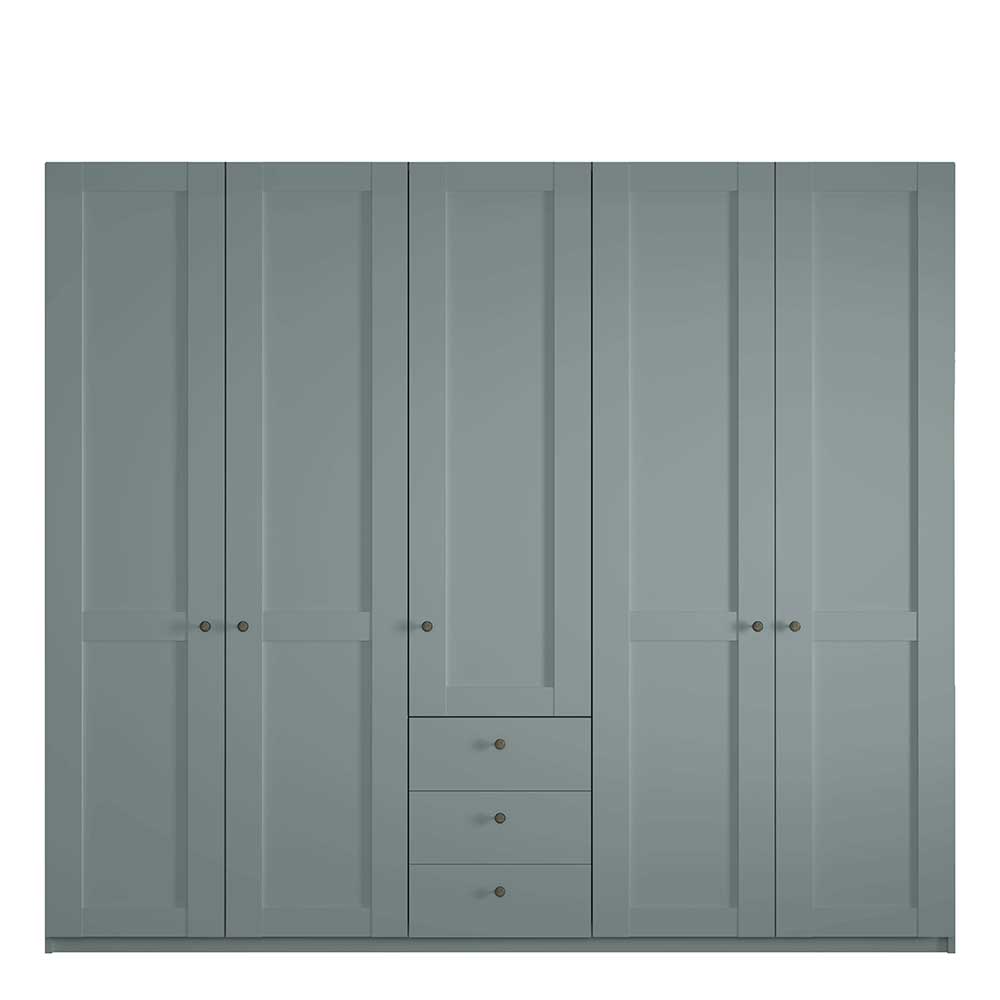Schlafzimmer Kleiderschrank in Graugrün - Rajavo