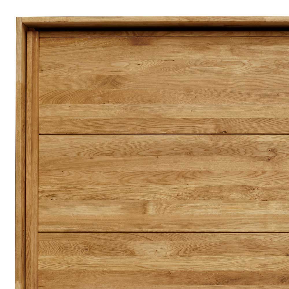 Wildeiche Holz Schiebetür des Kleiderschranks mit horizontaler Maserung – Zennian